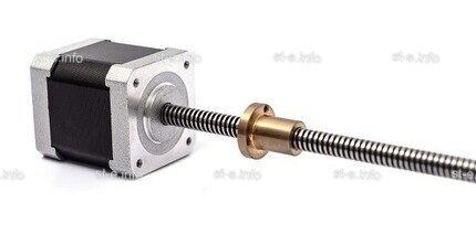 Шаговый двигатель 42HSL48-1204JA08-E146 (Tr8*4) - st-e.info - Ленинск-Кузнецкий